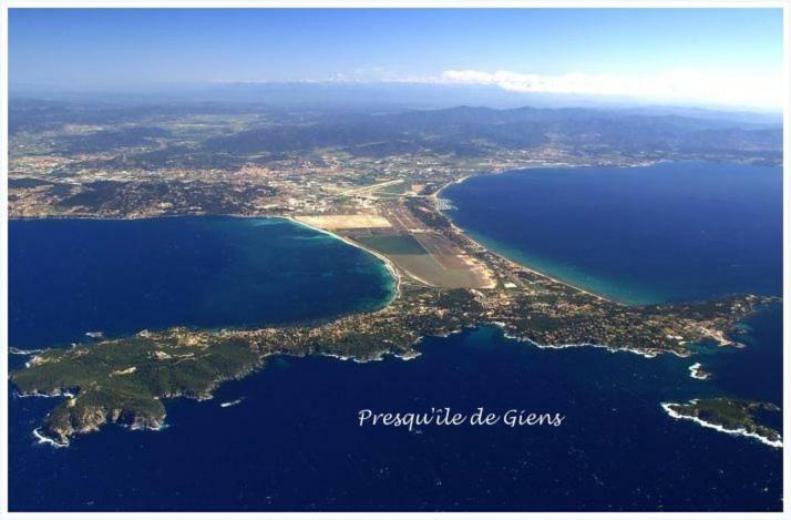 Plage A 400 M Studio Tout Confort Terrasse Clim Parking Hyères Buitenkant foto